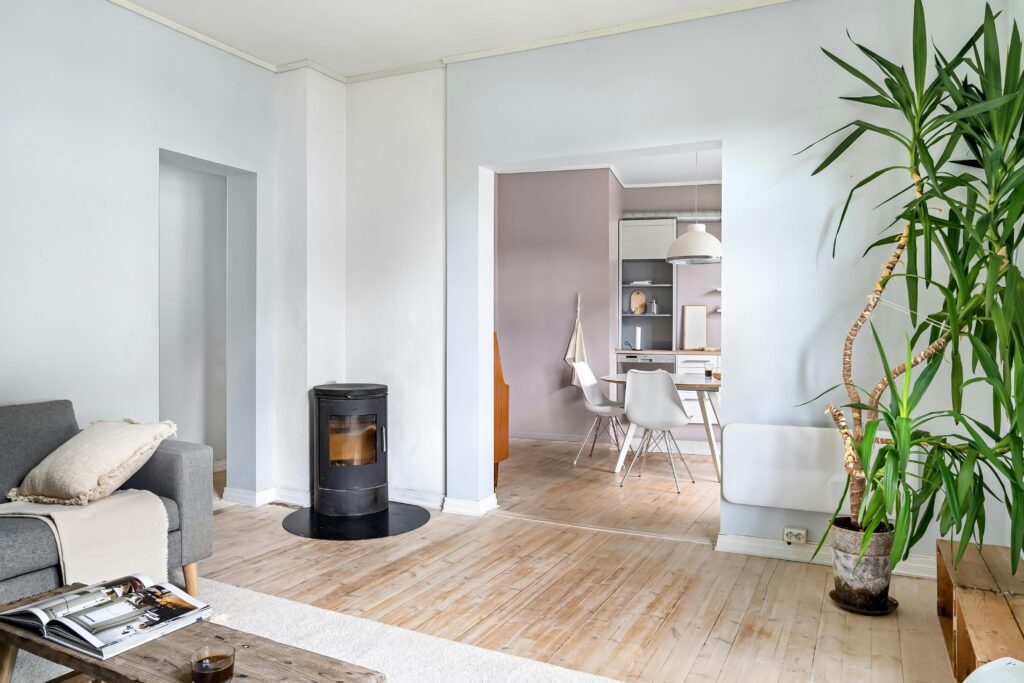 scandinavian small space decor