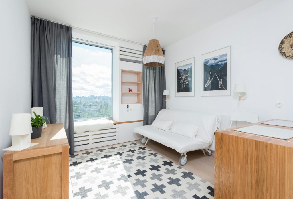 scandinavian small space decor