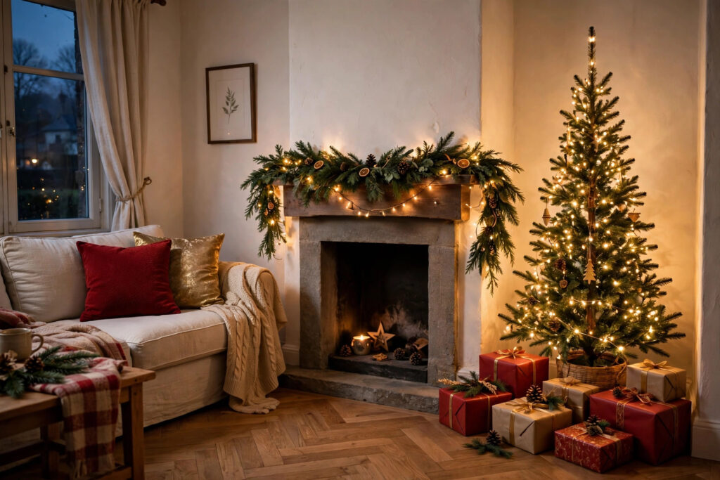 10 Christmas Decor Ideas for Small Living Rooms