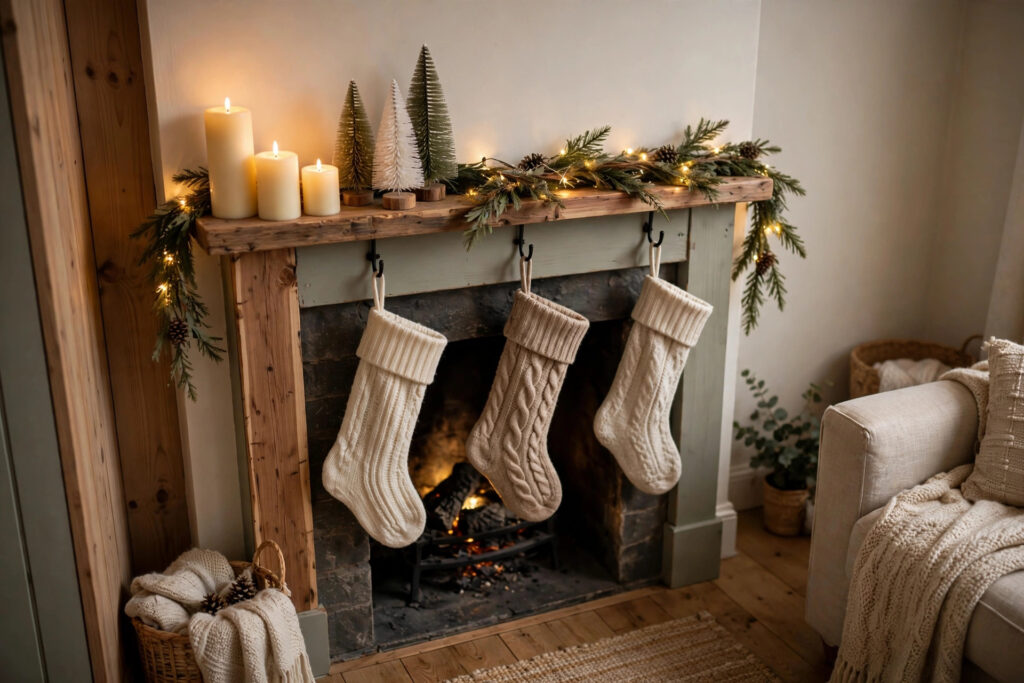 Christmas mantel decor ideas for small spaces
